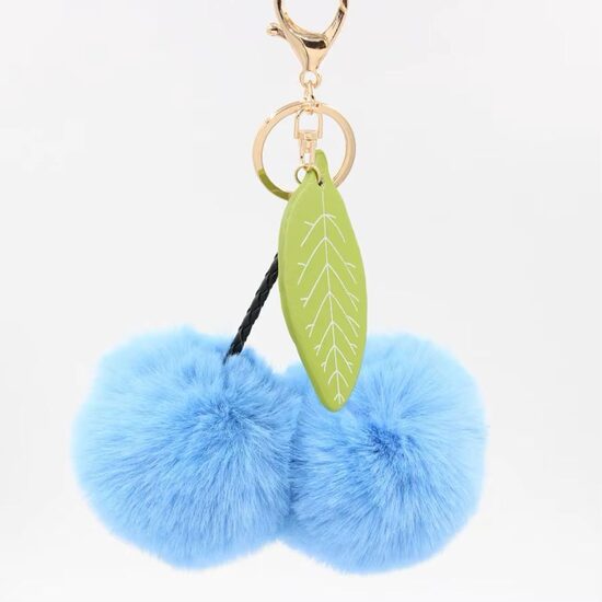 Брелок, подвеска на сумку, подвеска в виде помпона